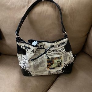 NWOT - Women’s Newspaper Handbag